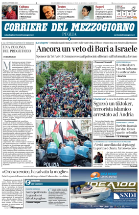 Cover of Corriere del Mezzogiorno (Puglia)
