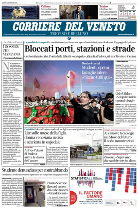 Cover of Corriere del Veneto (Treviso e Belluno)