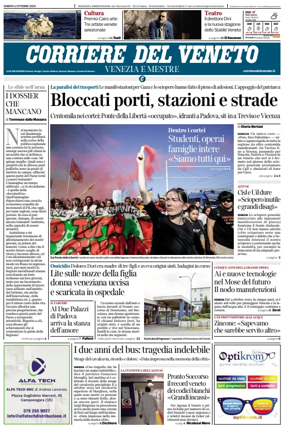 Cover of Corriere del Veneto (Venezia e Mestre)