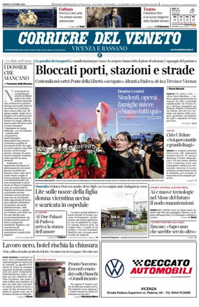 Cover of Corriere del Veneto (Vicenza e Bassano)