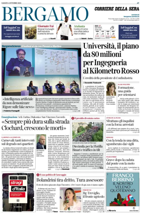 Cover of Corriere della Sera (Bergamo)