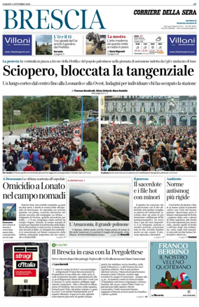 Cover of Corriere della Sera (Brescia)