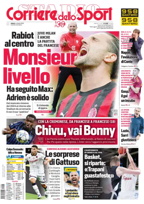 Cover of Corriere dello Sport