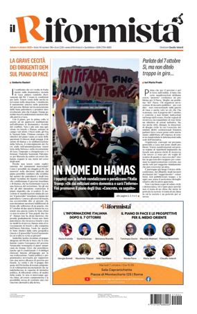 Cover of Il Riformista (Italy)