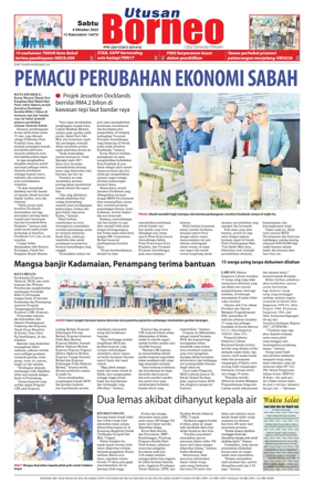 Cover of Utusan Borneo (Sabah)