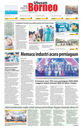 Cover of Utusan Borneo (Sarawak)
