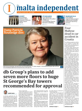 Cover of Malta Independent