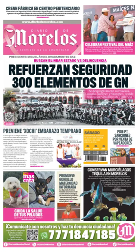 Cover of Diario de Morelos