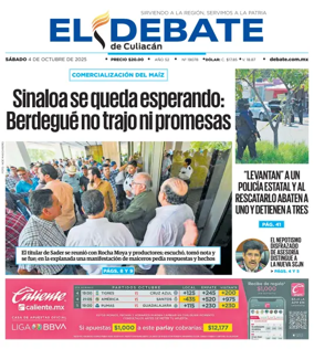 Cover of El Debate de Culiacán