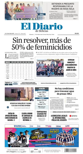 Cover of El Diario de Delicias