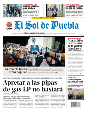 Cover of El Sol de Puebla