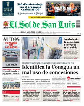 Cover of El Sol de San Luis Potosi