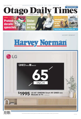 Cover of Otago Daily Times