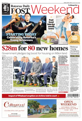Cover of Rotorua Daily Post