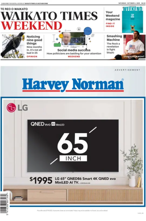 Cover of Waikato Times