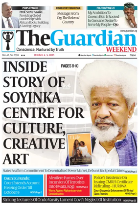 Cover of The Guardian Nigeria
