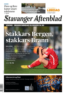 Cover of Stavanger Aftenblad