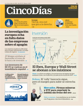 Cover of Cinco Días