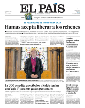 Cover of El País