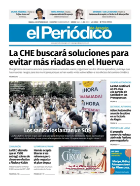 Cover of El Periódico Aragón