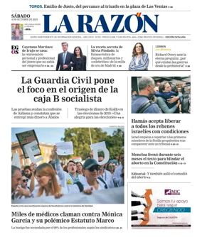 Cover of La Razon (Cataluna)