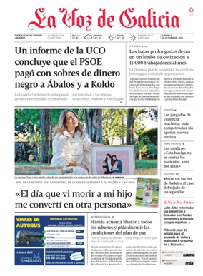 Cover of La Voz de Galicia (Deza)