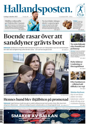 Cover of Hallandsposten
