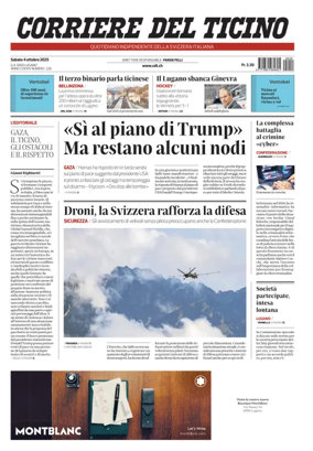 Cover of Corriere del Ticino