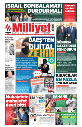 Cover of Milliyet