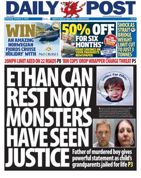 Cover of Daily Post (North Wales)