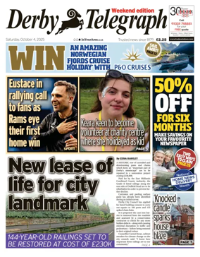 Cover of Derby Telegraph