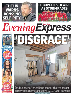 Cover of Evening Express (Extra Edition)
