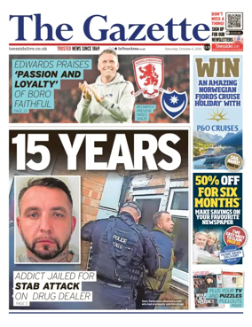 Cover of Teesside Evening Gazette