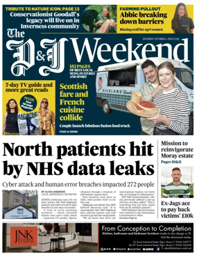 Cover of The Press and Journal (Highlands & Islands)