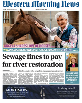 Cover of Western Morning News (Saturday)