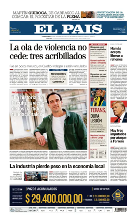 Cover of El Pais (Uruguay)
