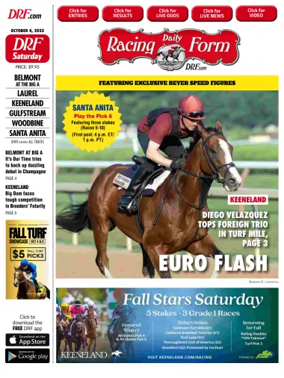 Cover of Daily Racing Form National Digital Edition
