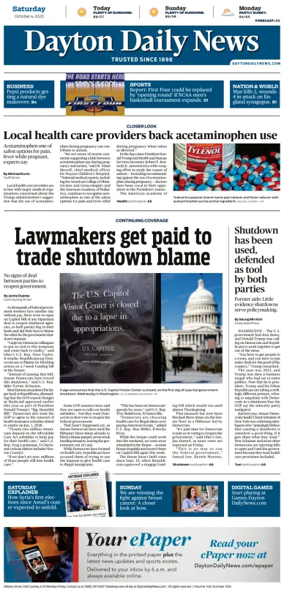 Cover of Dayton Daily News