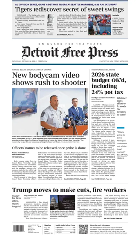 Cover of Detroit Free Press