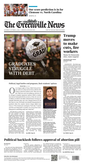 Cover of The Greenville News