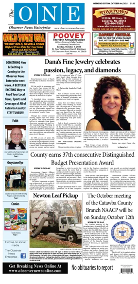 Cover of Observer News Enterprise