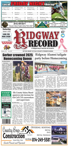 Cover of Ridgway Record
