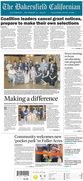 Cover of The Bakersfield Californian
