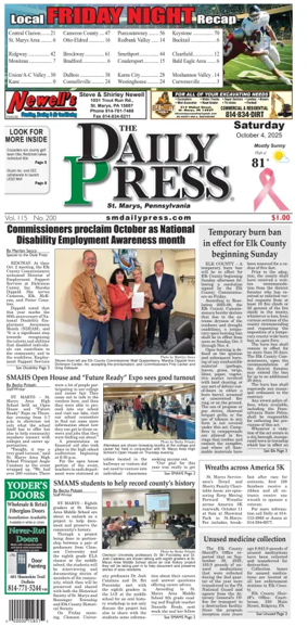 Cover of The Daily Press