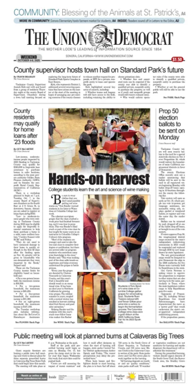 Cover of The Union Democrat