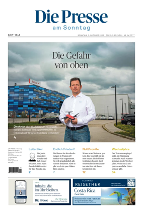 Cover of Die Presse am Sonntag