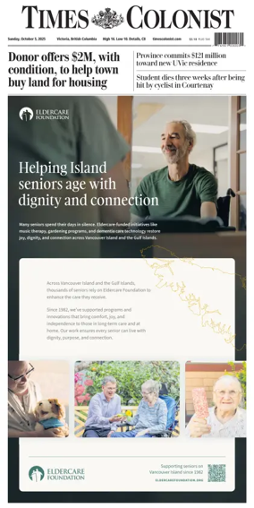 Cover of Times Colonist