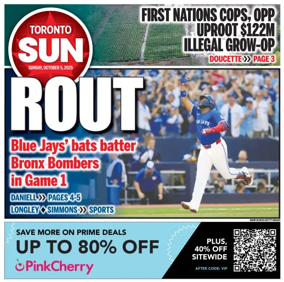 Cover of Toronto Sun