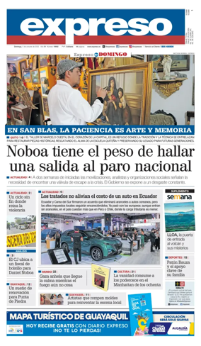 Cover of Diario Expreso