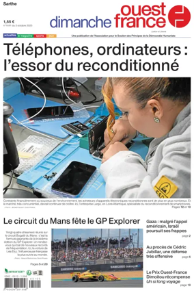 Cover of Dimanche Ouest France (Sarthe)
